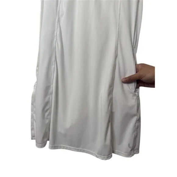 Lole white mini dress with inner shorts size L - Picture 4 of 11